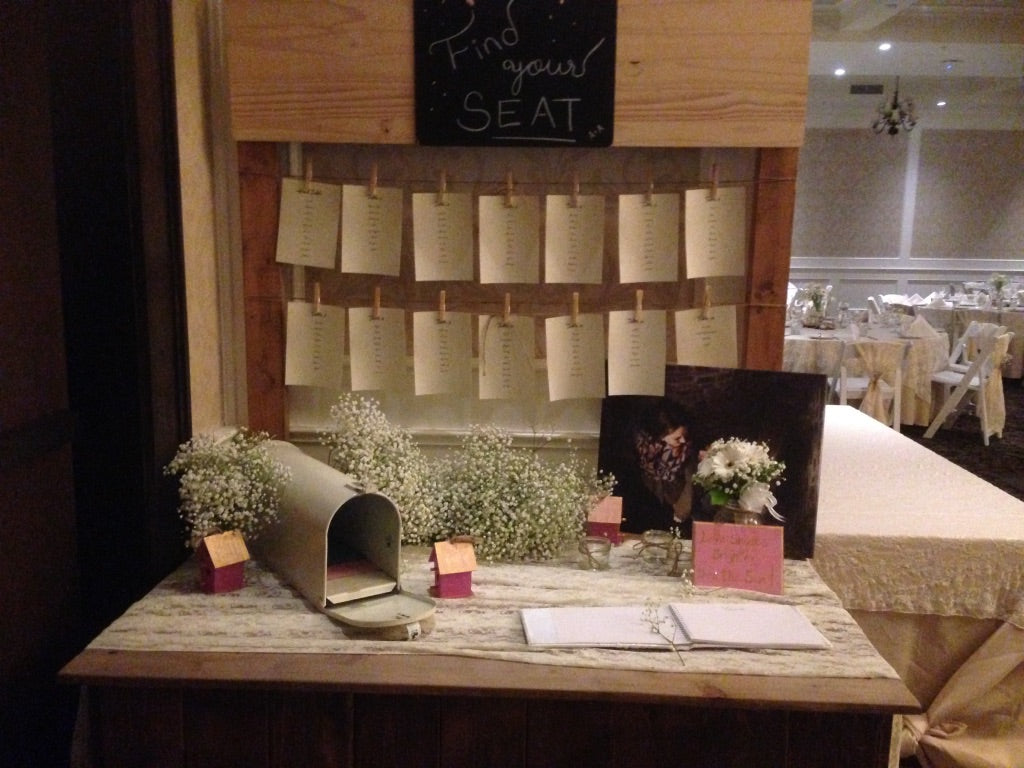 Wooden Welcome Table