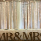 Mr & Mrs Sign - floor