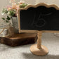 Burlap Table Number